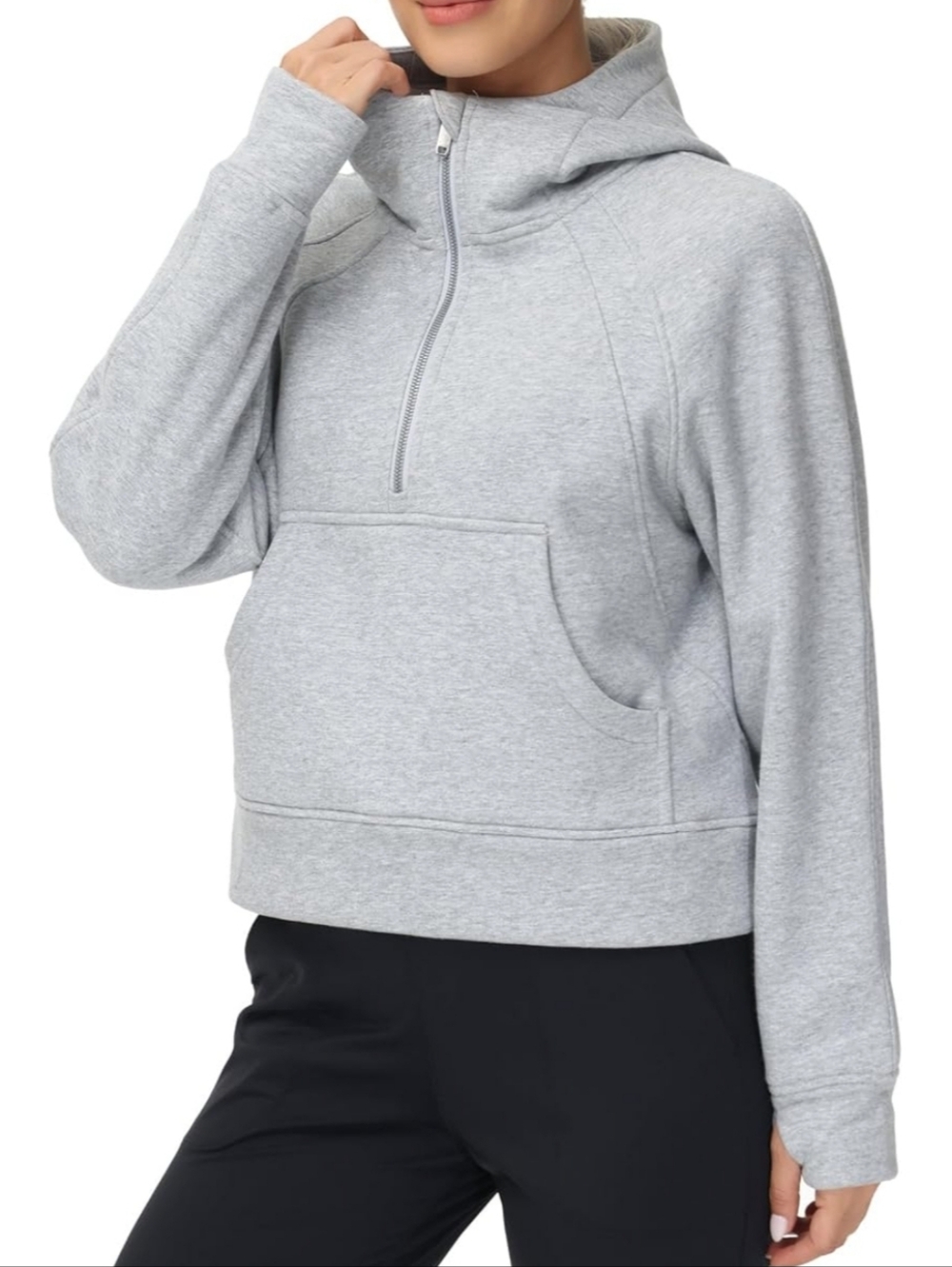 Gray Women's Hoodie Sweater